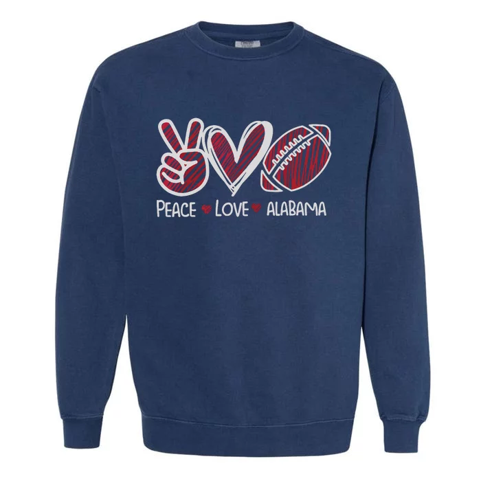 Peace Love Alabama Garment-Dyed Sweatshirt