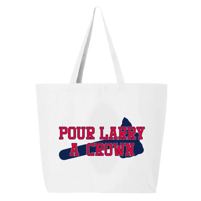 POUR LARRY A CROWN Home Run Celebration Funny 25L Jumbo Tote