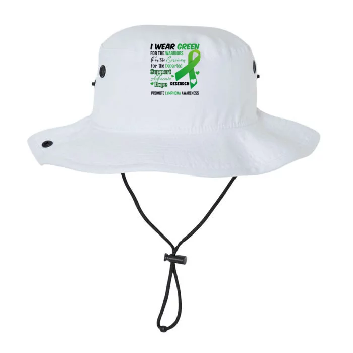 Promote Lymphoma Awareness Wear Green Legacy Cool Fit Booney Bucket Hat