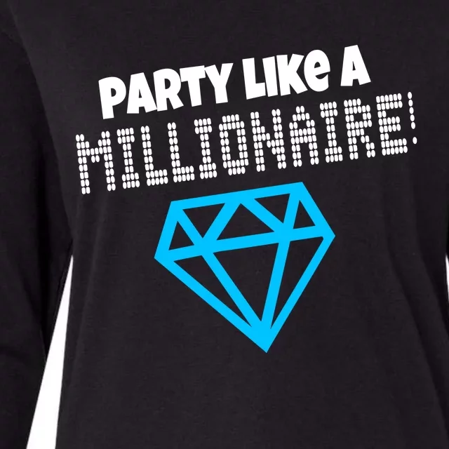 Party Like A Millionaire Scene Emo Womens Cotton Relaxed Long Sleeve T-Shirt