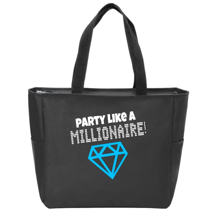 Party Like A Millionaire Scene Emo Zip Tote Bag