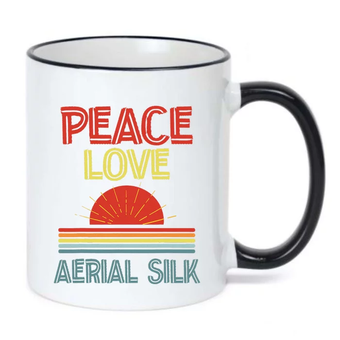 Piece Love Aerial Silk Funny Black Color Changing Mug