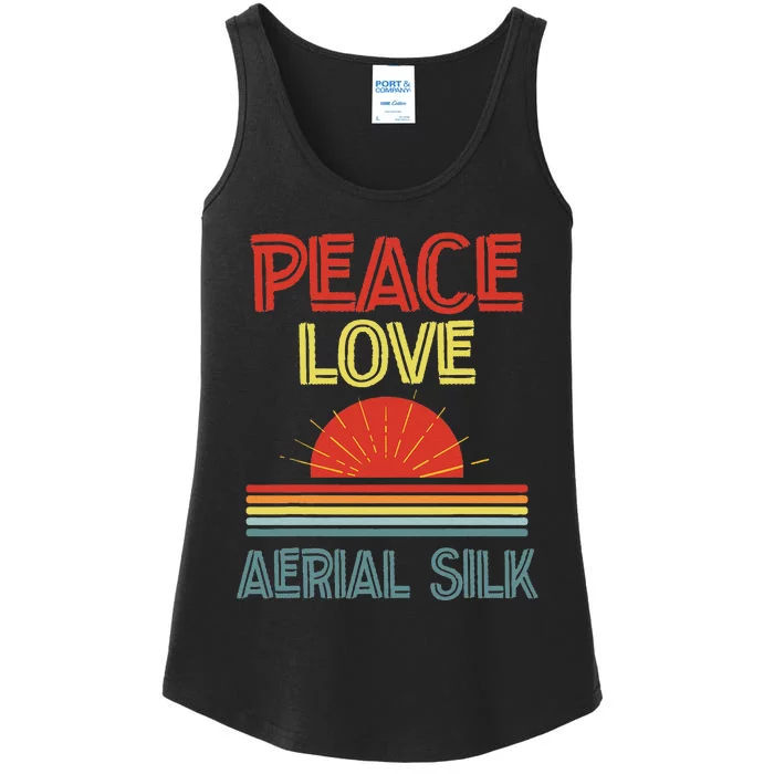 Piece Love Aerial Silk Funny Ladies Essential Tank