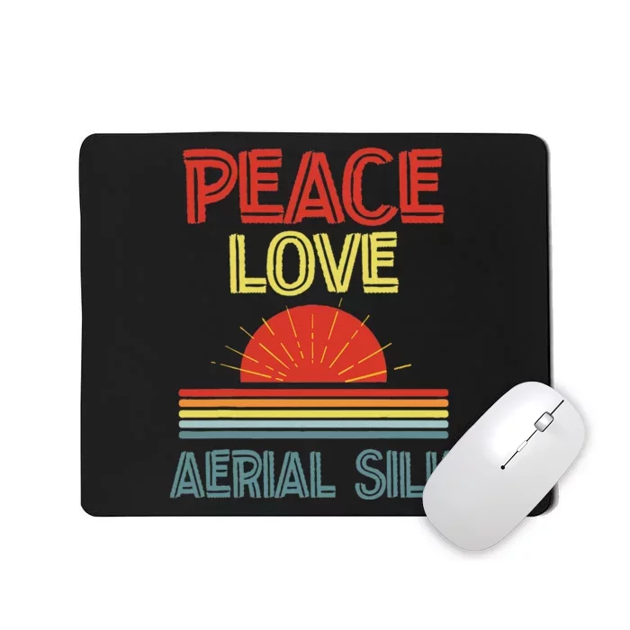 Piece Love Aerial Silk Funny Mousepad