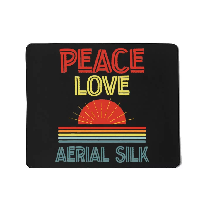 Piece Love Aerial Silk Funny Mousepad