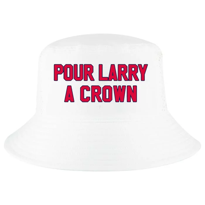 POUR LARRY A CROWN Funny Home Run Celebration Cool Comfort Performance Bucket Hat