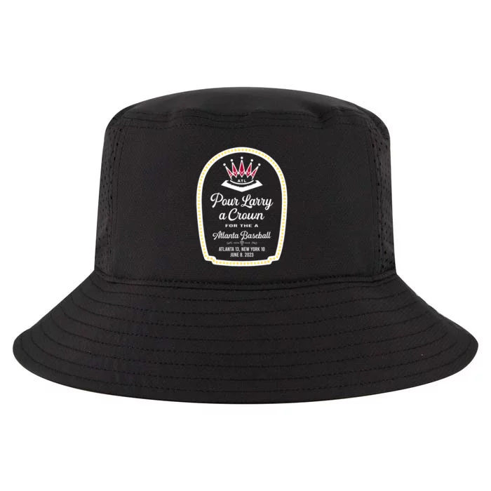 POUR LARRY A CROWN Home Run Celebration Funny Cool Comfort Performance Bucket Hat