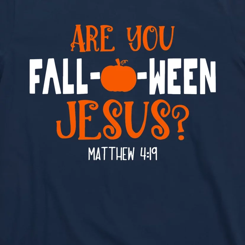 Pumpkin Lover Are You FallOWeen Jesus Halloween Costume T-Shirt