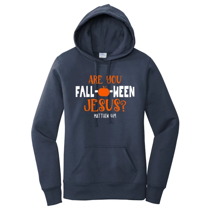 Pumpkin Lover Are You FallOWeen Jesus Halloween Costume Women's Pullover Hoodie