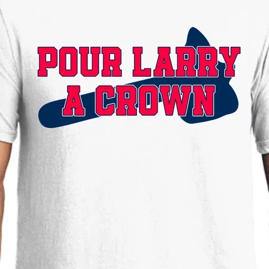 Pour Larry A Crown Atlanta Baseball Pajama Set