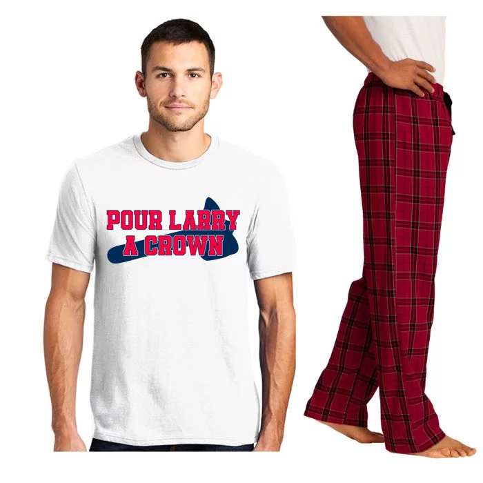 Pour Larry A Crown Atlanta Baseball Pajama Set