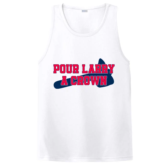 Pour Larry A Crown Atlanta Baseball Performance Tank