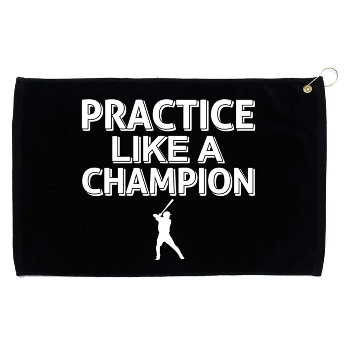 Practice Like A Champion Grommeted Golf Towel