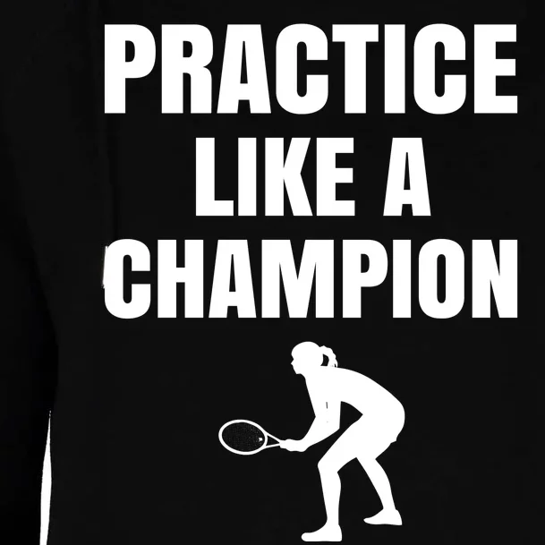 Practice Like A Champion Womens Funnel Neck Pullover Hood