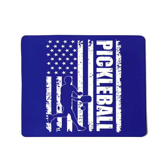 Pickleball Lover American Usa Flag 4th Of July Meaningful Gift Mousepad