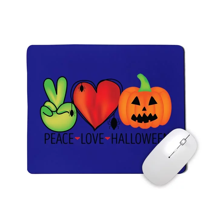 Peace Love And Halloween Gift Mousepad