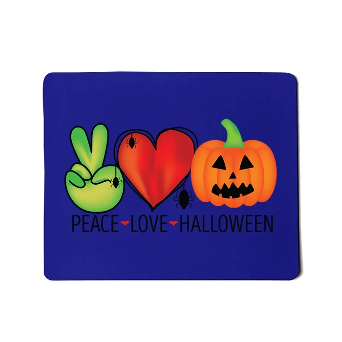 Peace Love And Halloween Gift Mousepad