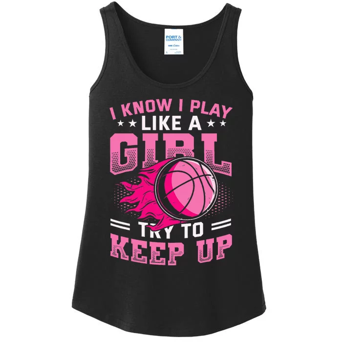 Play Like A Basketball Ladies Essential Tank