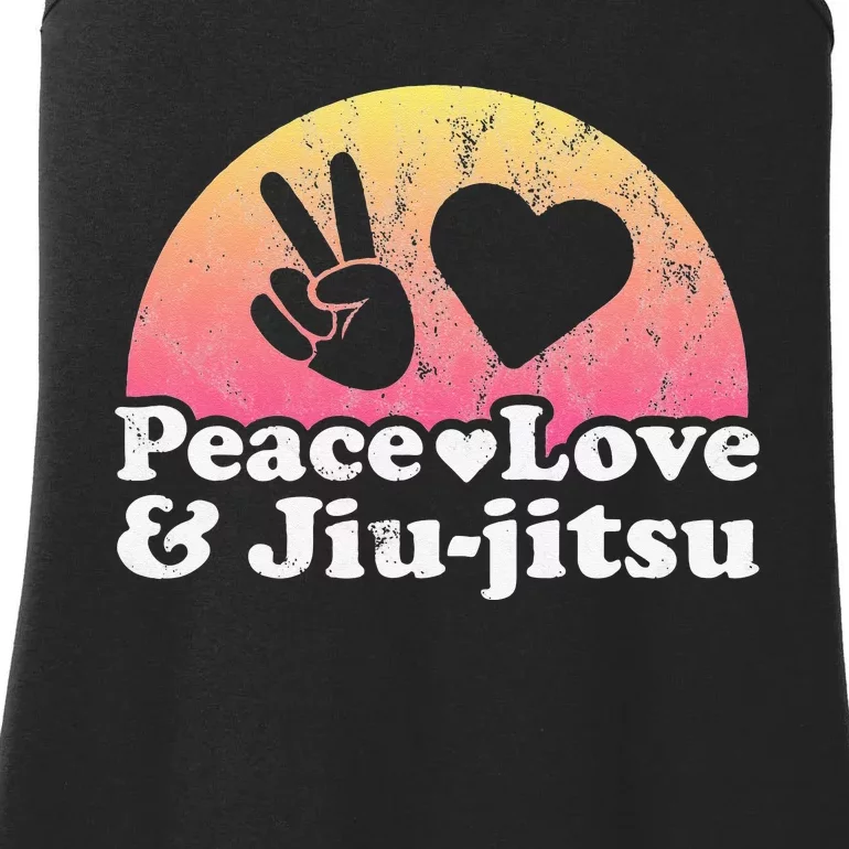 Peace Love and Jiujitsu Ladies Essential Tank