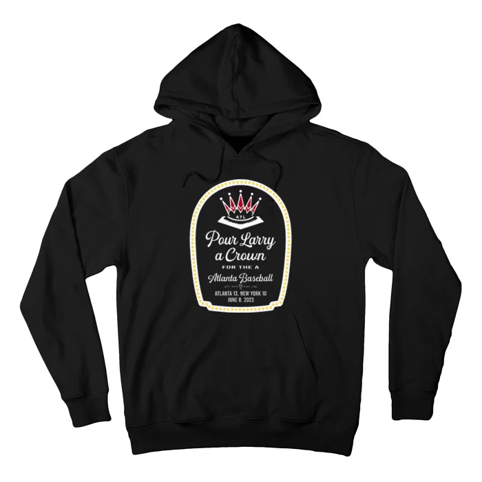 POUR LARRY A CROWN Home Run Celebration Funny Hoodie