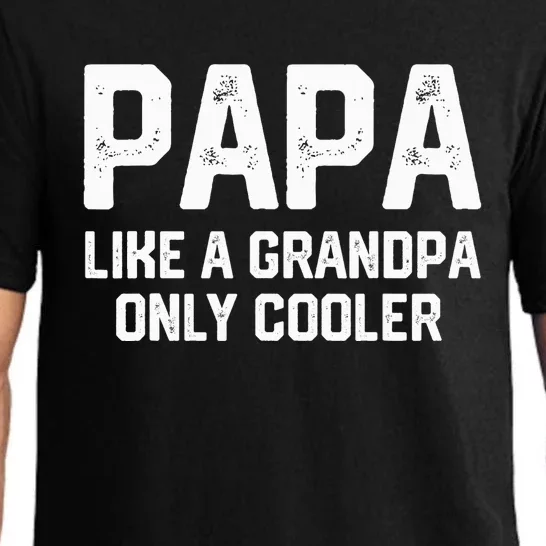 PAPA Like A Grandpa ONLY COOLER Funny Dad Papa Definition Pajama Set