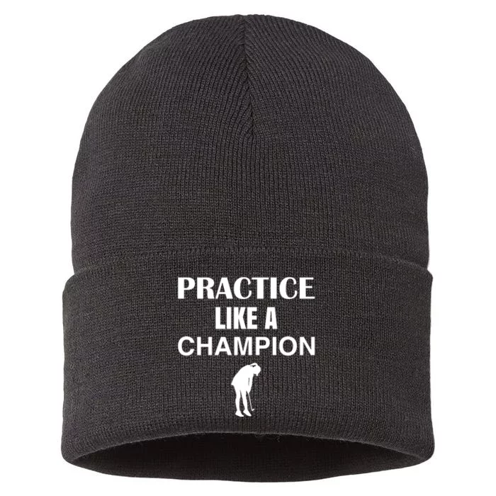 Practice Like A Champion Sustainable Knit Beanie