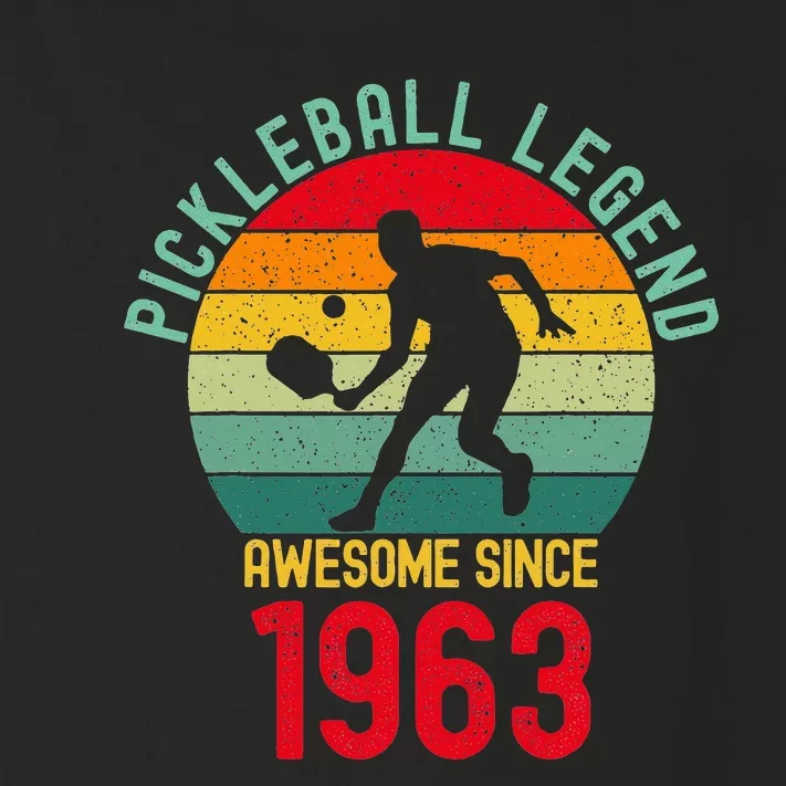 Pickleball Legend Awesome Since 1963 Retro 60th Birthday Toddler Long Sleeve Shirt