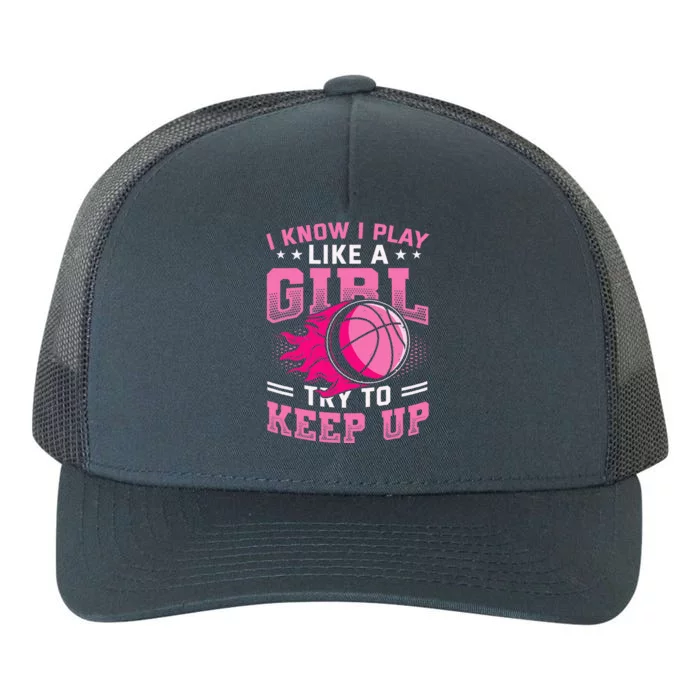 Play Like A Basketball Yupoong Adult 5-Panel Trucker Hat