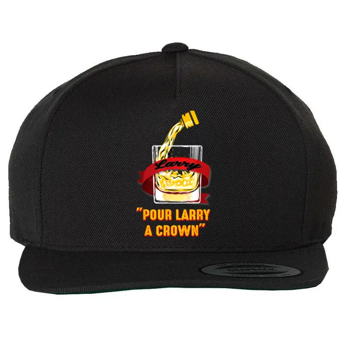 Pour Larry A Crown Wool Snapback Cap