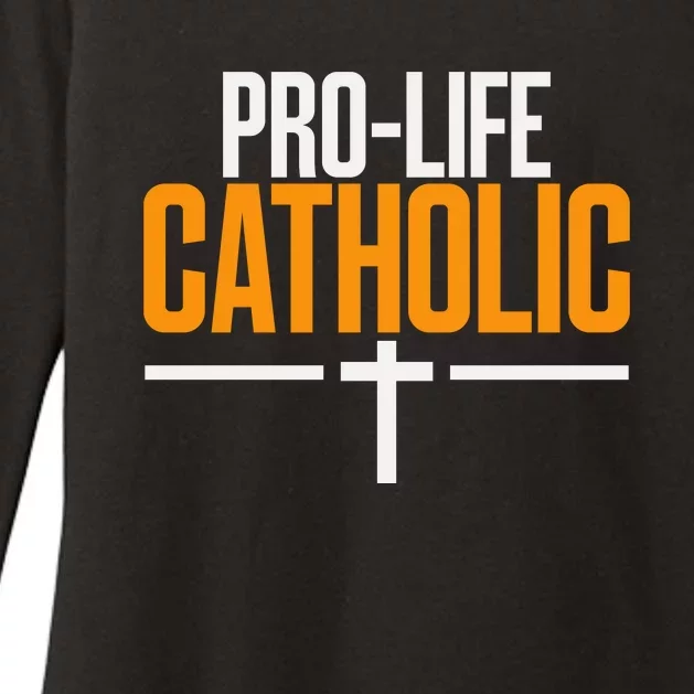 Pro Life Anti Abortion Catholic Womens CVC Long Sleeve Shirt