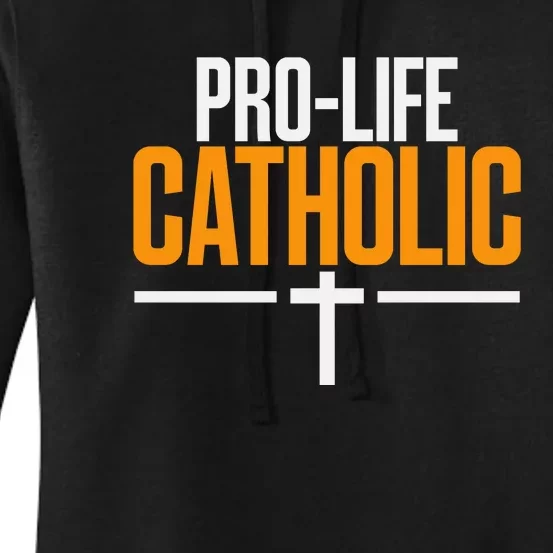 Pro Life Anti Abortion Catholic Women's Pullover Hoodie