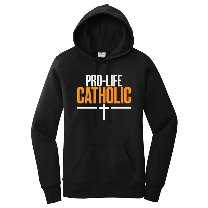 Pro Life Anti Abortion Catholic Women's Pullover Hoodie