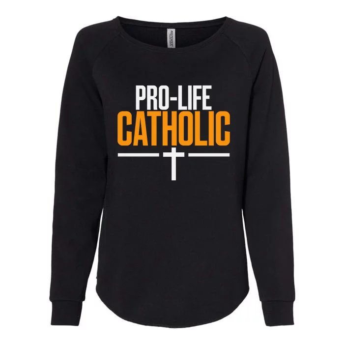 Pro Life Anti Abortion Catholic Womens California Wash Sweatshirt