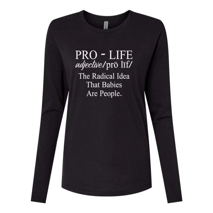 Pro Life Anti Abortion Christian Womens Cotton Relaxed Long Sleeve T-Shirt