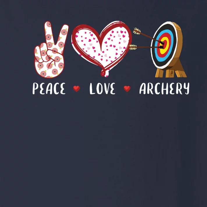 Peace Love Archery Target Gifts Men Women Archers Toddler Long Sleeve Shirt