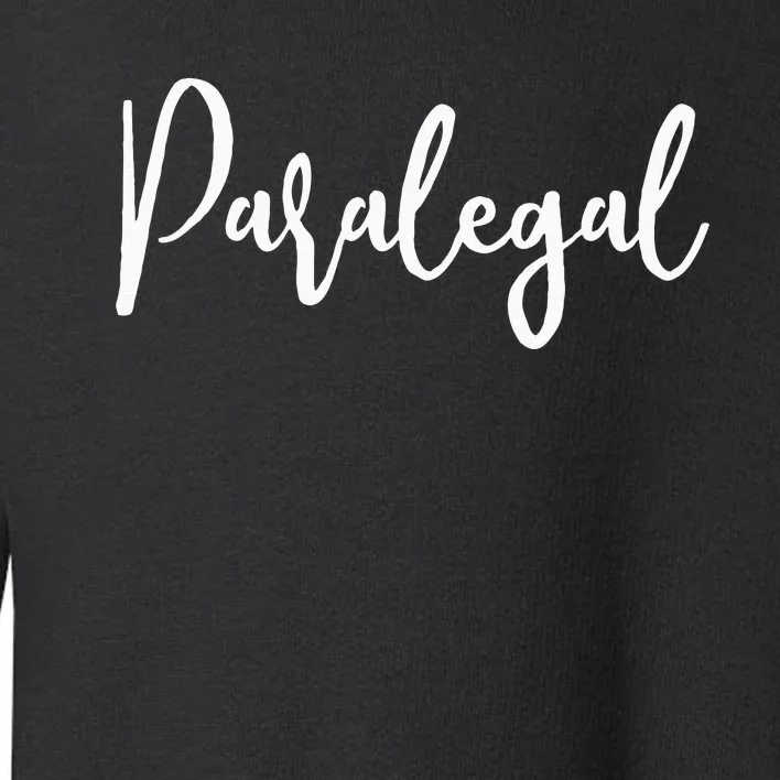 Paralegal Legal Assistant Toddler Sweatshirt