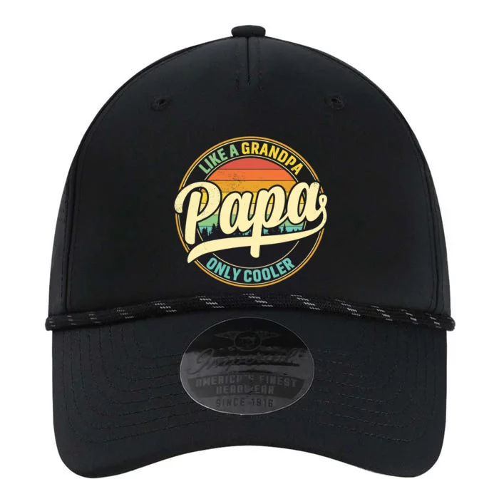 PAPA like a Grandpa ONLY COOLER Father's Day Papa Definition Performance The Dyno Cap