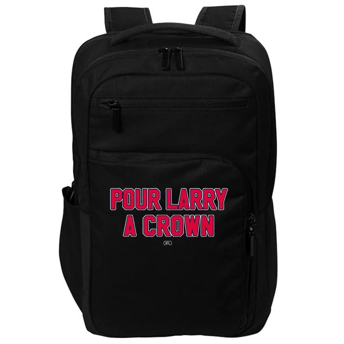 Pour Larry A Crown Funny Home Run Celebration Impact Tech Backpack