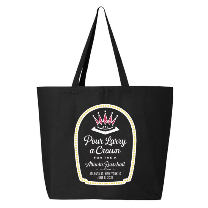 POUR LARRY A CROWN Home Run Celebration Funny 25L Jumbo Tote