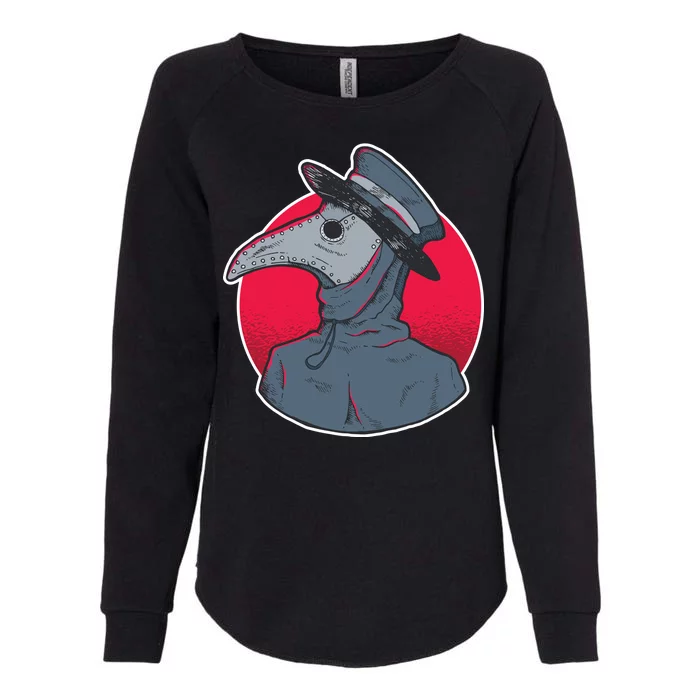 Plague Doctor Mask Womens California Wash Sweatshirt