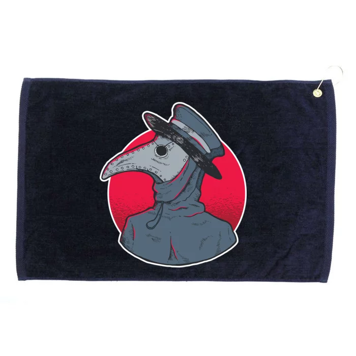 Plague Doctor Mask Grommeted Golf Towel