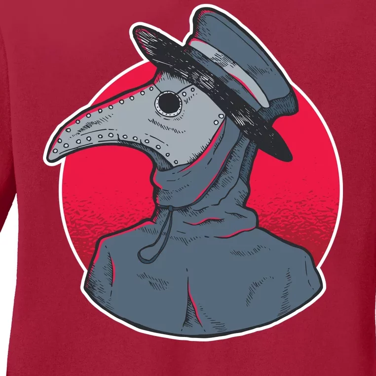 Plague Doctor Mask Ladies Long Sleeve Shirt