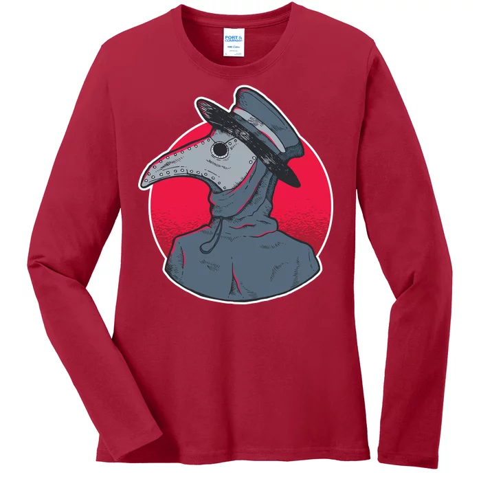 Plague Doctor Mask Ladies Long Sleeve Shirt