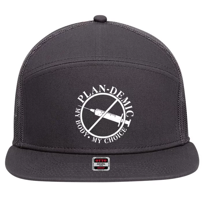 Plan-Demic My Body My Choice 7 Panel Mesh Trucker Snapback Hat