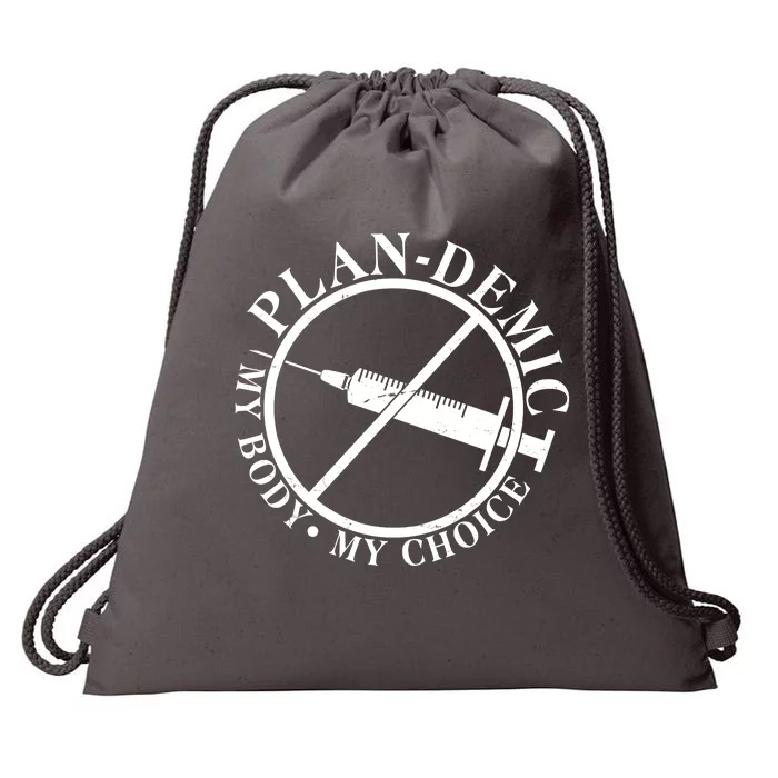 Plan-Demic My Body My Choice Drawstring Bag