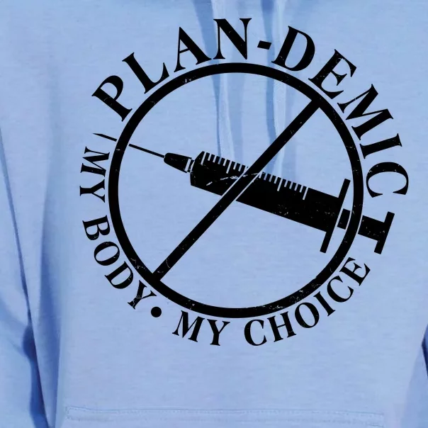 Plan-Demic My Body My Choice Unisex Surf Hoodie