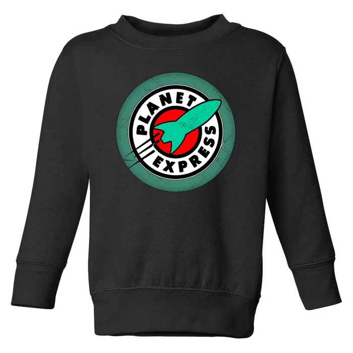 Planet Express Logo Vintage Toddler Sweatshirt