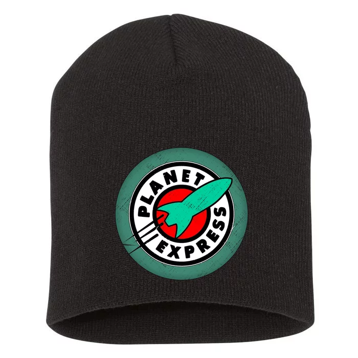 Planet Express Logo Vintage Short Acrylic Beanie