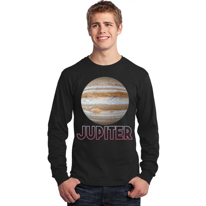 Planet Jupiter Tall Long Sleeve T-Shirt