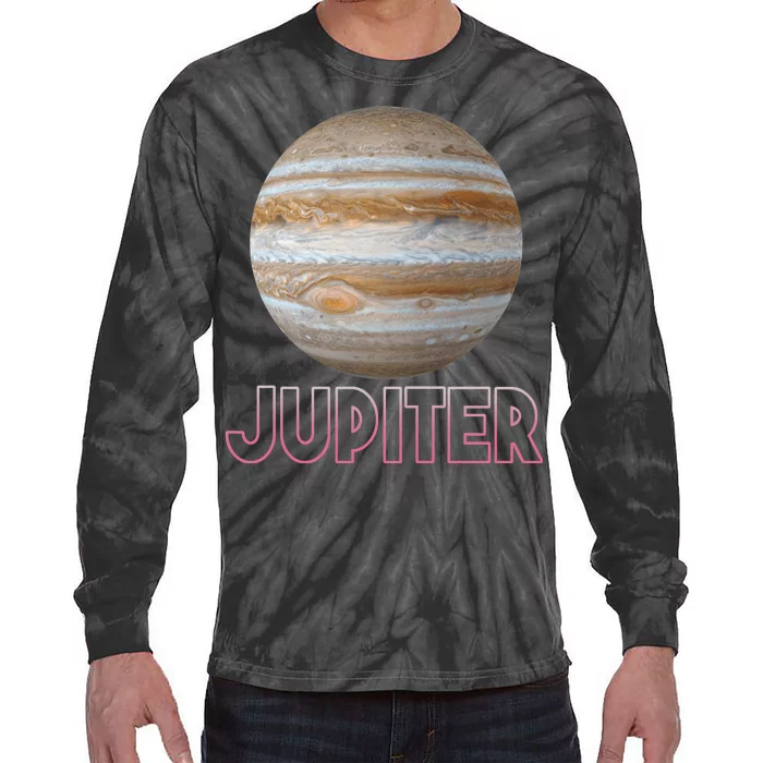 Planet Jupiter Tie-Dye Long Sleeve Shirt